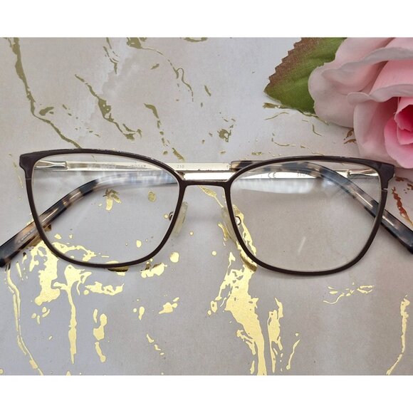 FLOWER Drew Barrymore Women’s Gold Eyeglasses Frames 51-16-145mm Lindsay Cat Eye - Picture 2 of 11